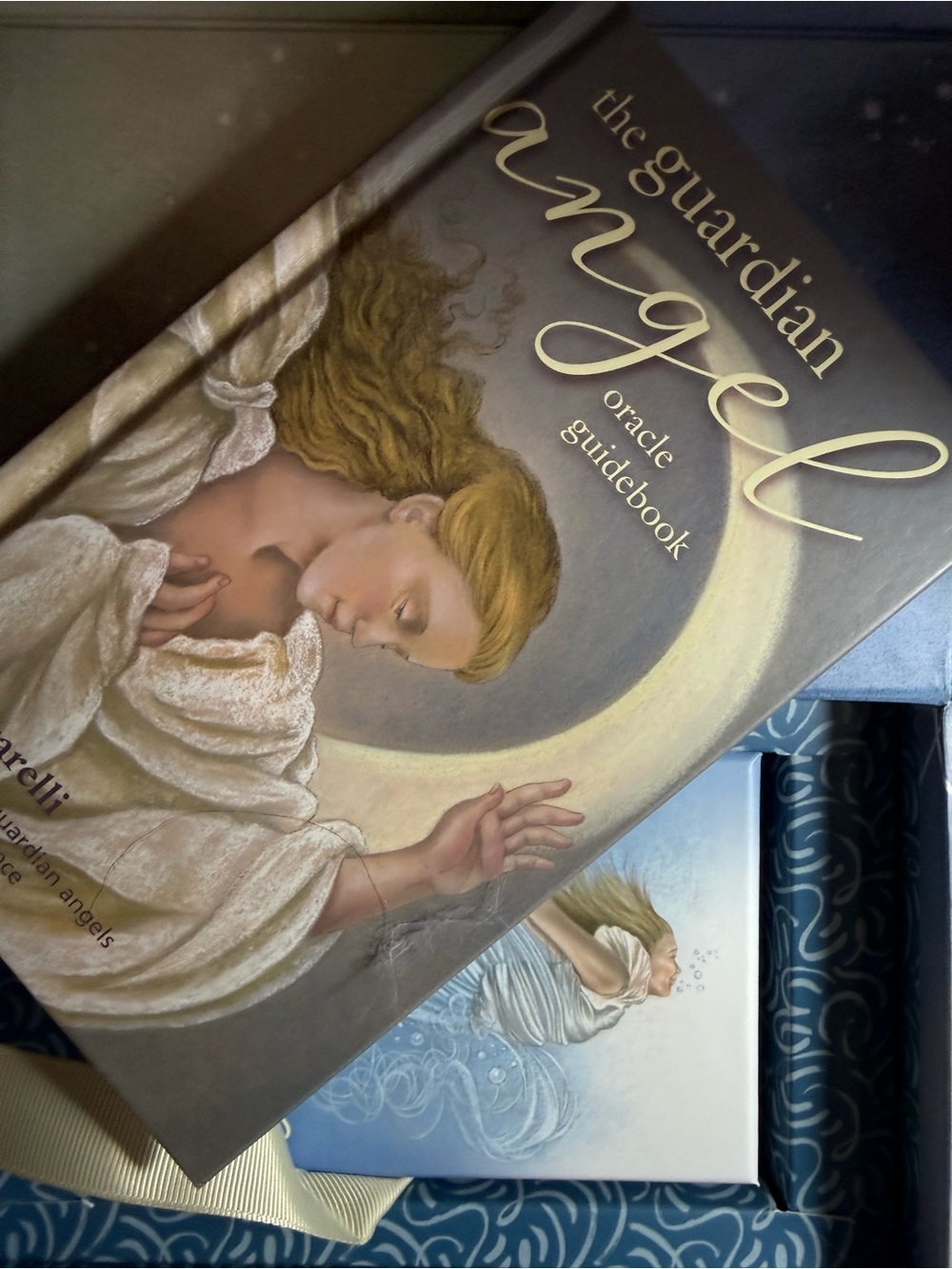 The Guardian Angel Oracle Guidebook — Cream Cover Spiritual Art Book